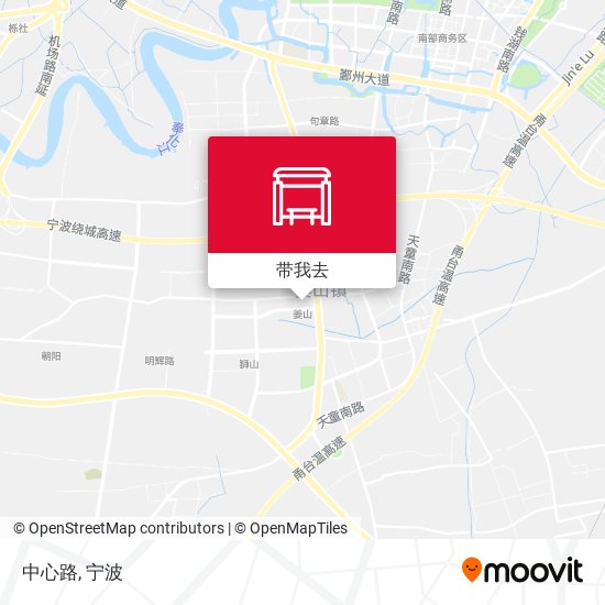 中心路地图