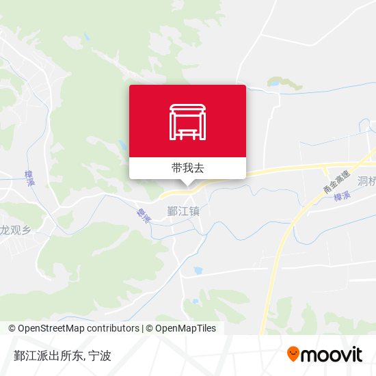 鄞江派出所东地图