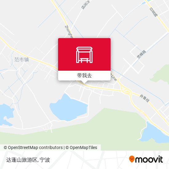 达蓬山旅游区地图