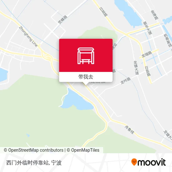 西门外临时停靠站地图