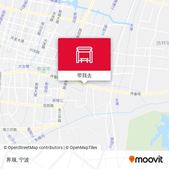 界堰地图