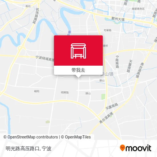 明光路高压路口地图
