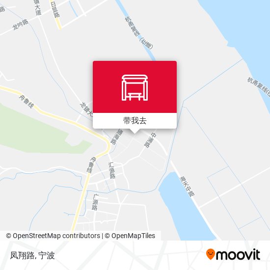 凤翔路地图