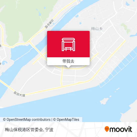 梅山保税港区管委会地图