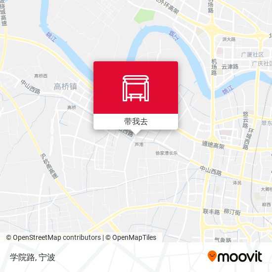学院路地图