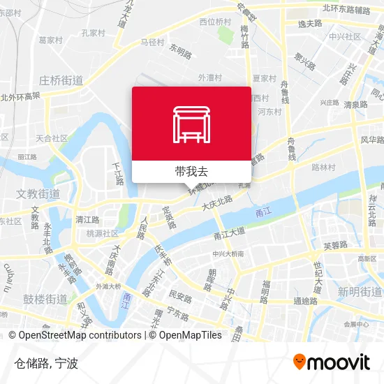 仓储路地图