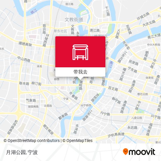 月湖公园地图