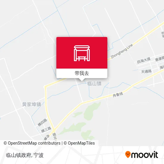临山镇政府地图