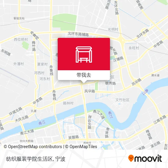 纺织服装学院生活区地图