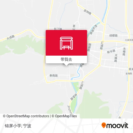 锦屏小学地图