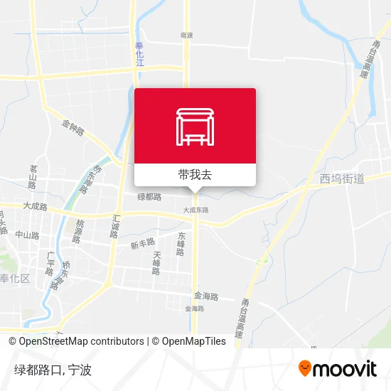 绿都路口地图