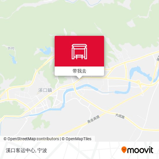 溪口客运中心地图