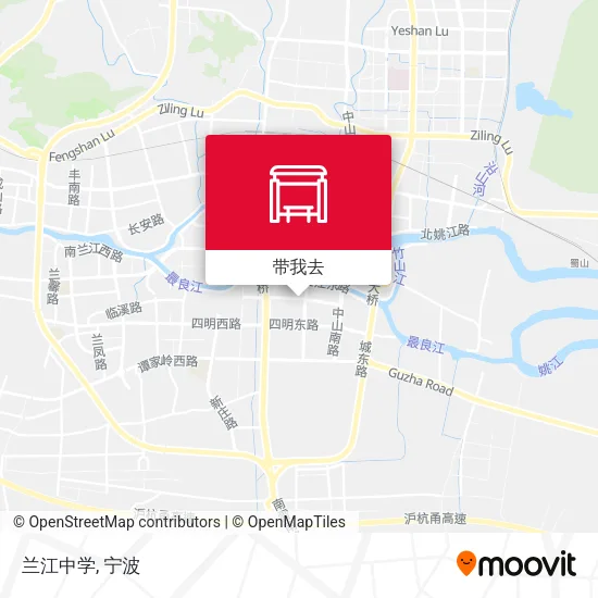 兰江中学地图
