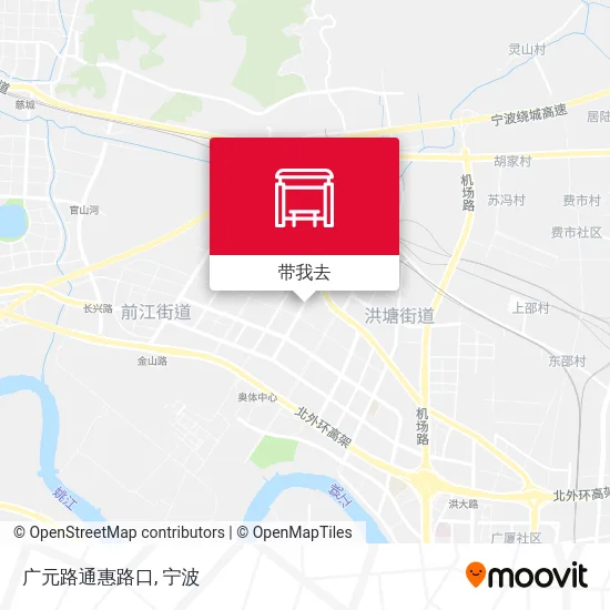 广元路通惠路口地图