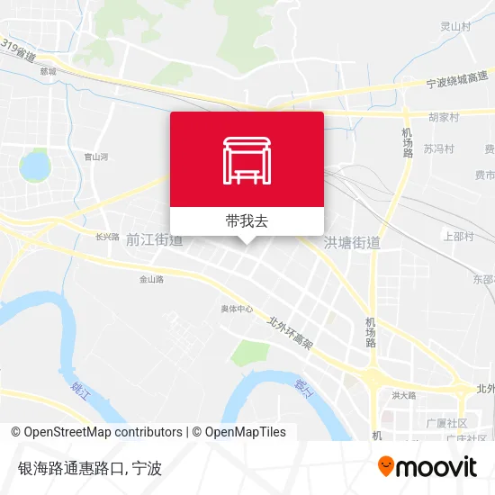 银海路通惠路口地图