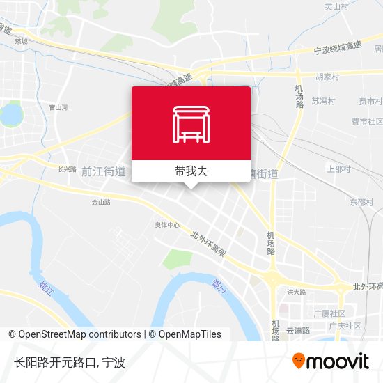 长阳路开元路口地图