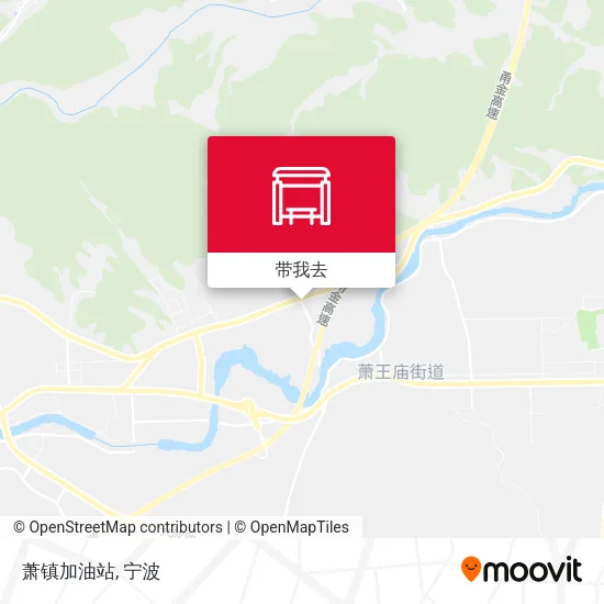 萧镇加油站地图
