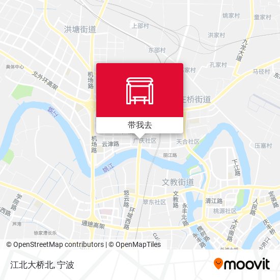 江北大桥北地图