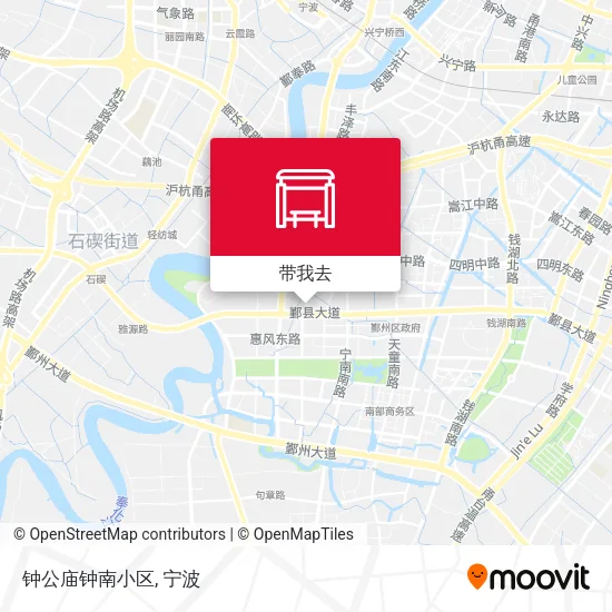 钟公庙钟南小区地图