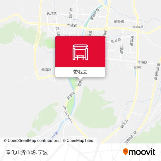 奉化山货市场地图