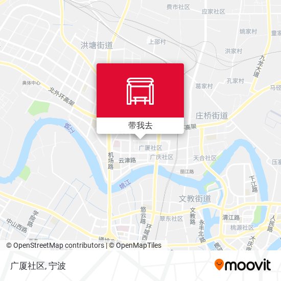 广厦社区地图