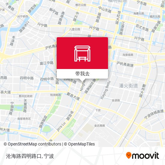 沧海路四明路口地图