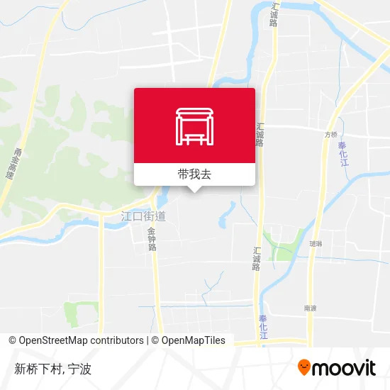 新桥下村地图