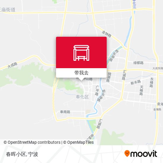 春晖小区地图