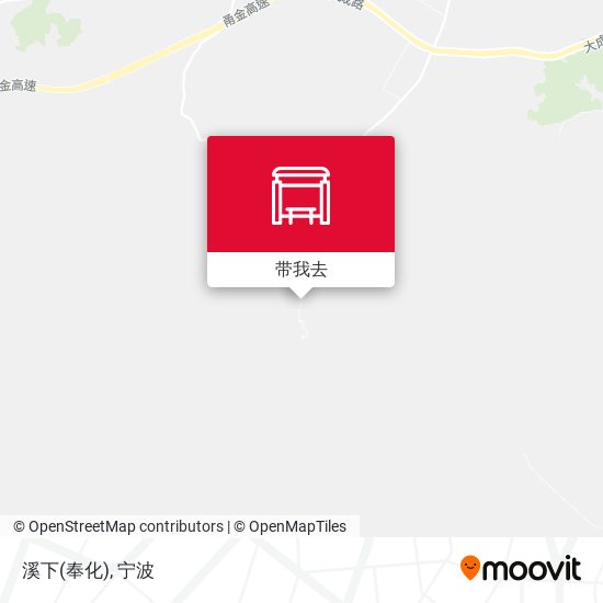 溪下(奉化)地图