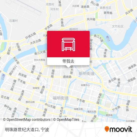 明珠路世纪大道口地图