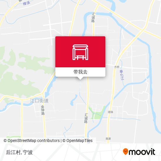 后江村地图