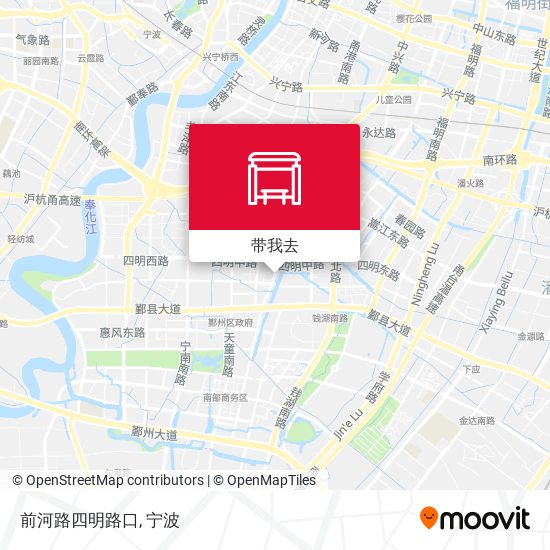 前河路四明路口地图