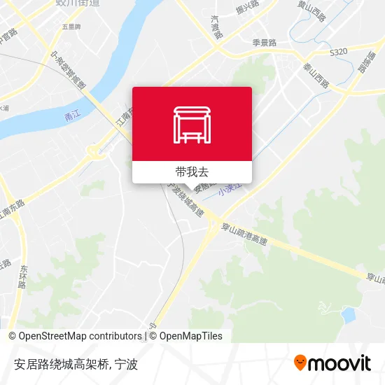 安居路绕城高架桥地图