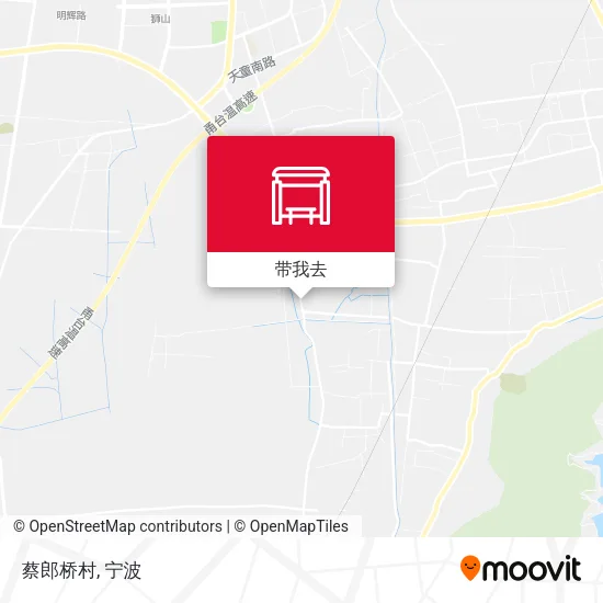 蔡郎桥村地图