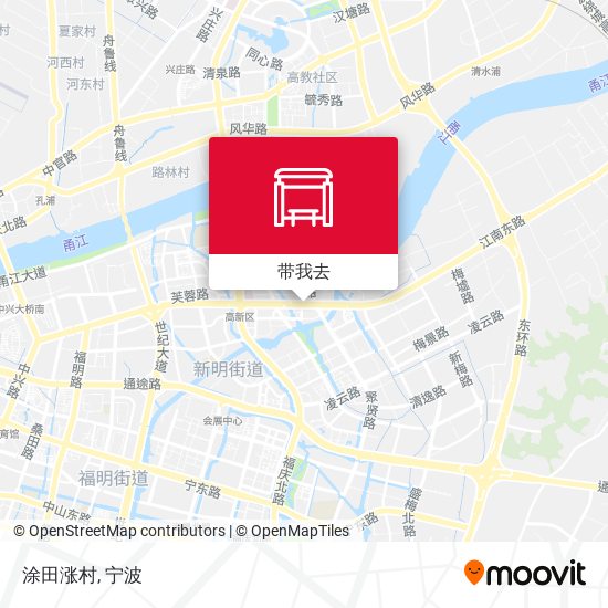 涂田涨村地图