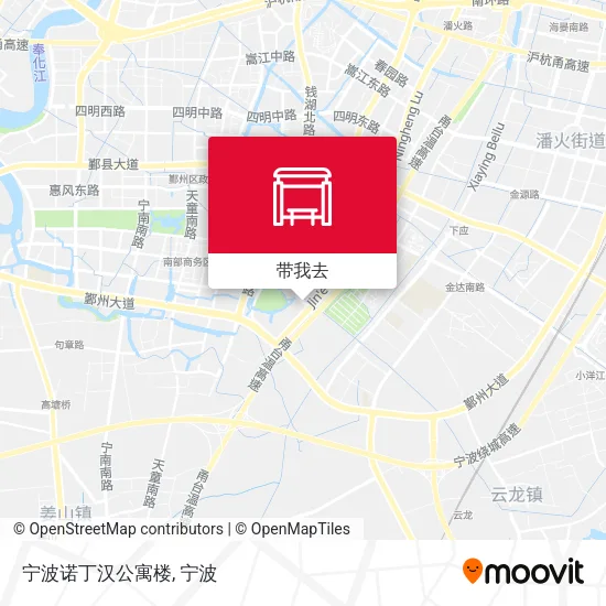 宁波诺丁汉公寓楼地图