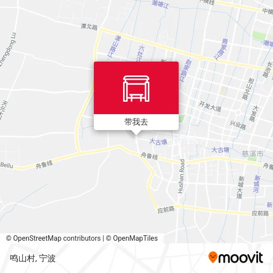 鸣山村地图