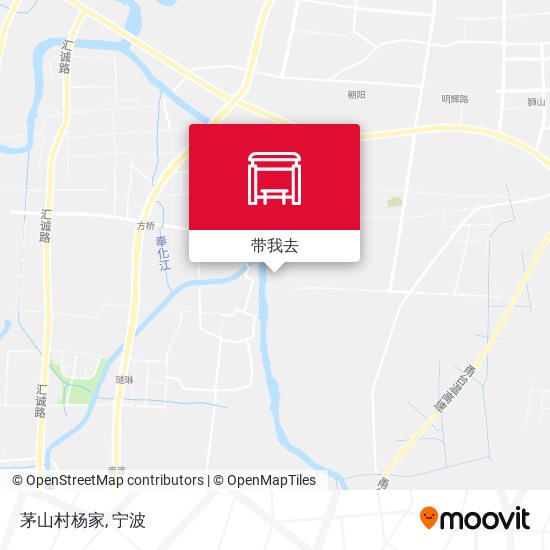 茅山村杨家地图