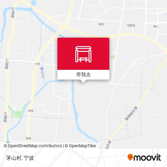 茅山村地图