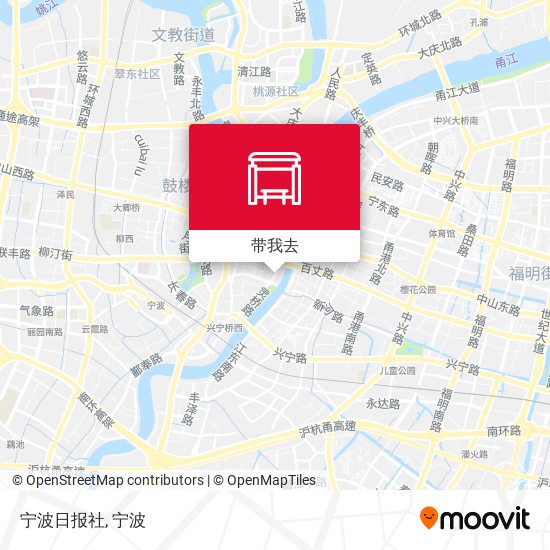 宁波日报社地图