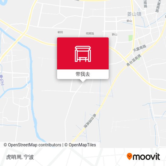 虎哨周地图