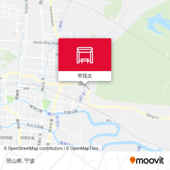 照山桥地图