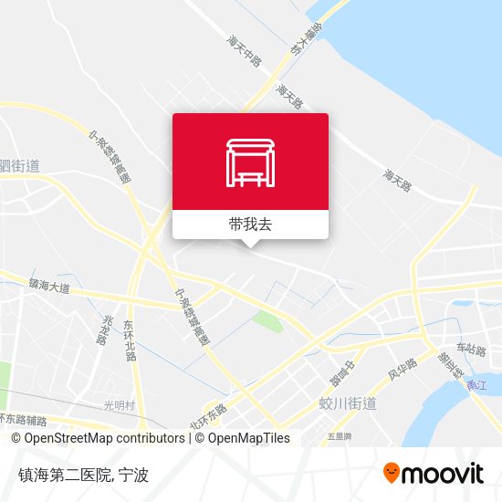 镇海第二医院地图