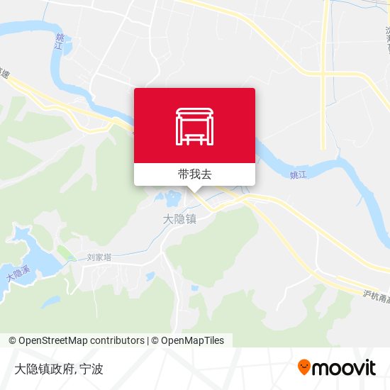 大隐镇政府地图