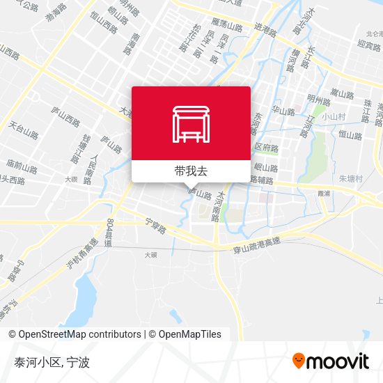 泰河小区地图