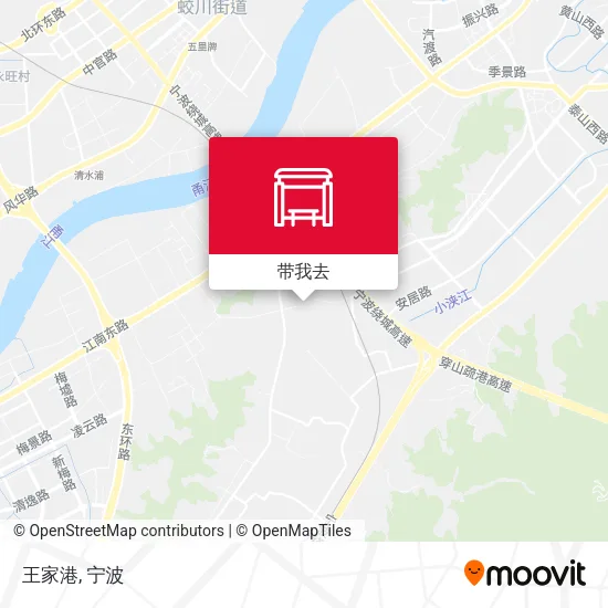 王家港地图