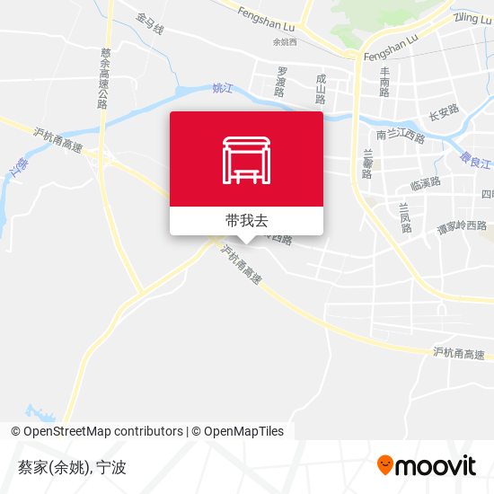 蔡家(余姚)地图
