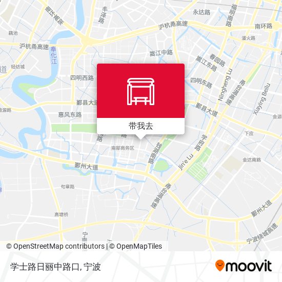 学士路日丽中路口地图