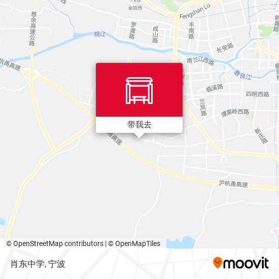 肖东中学地图