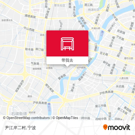 尹江岸二村地图